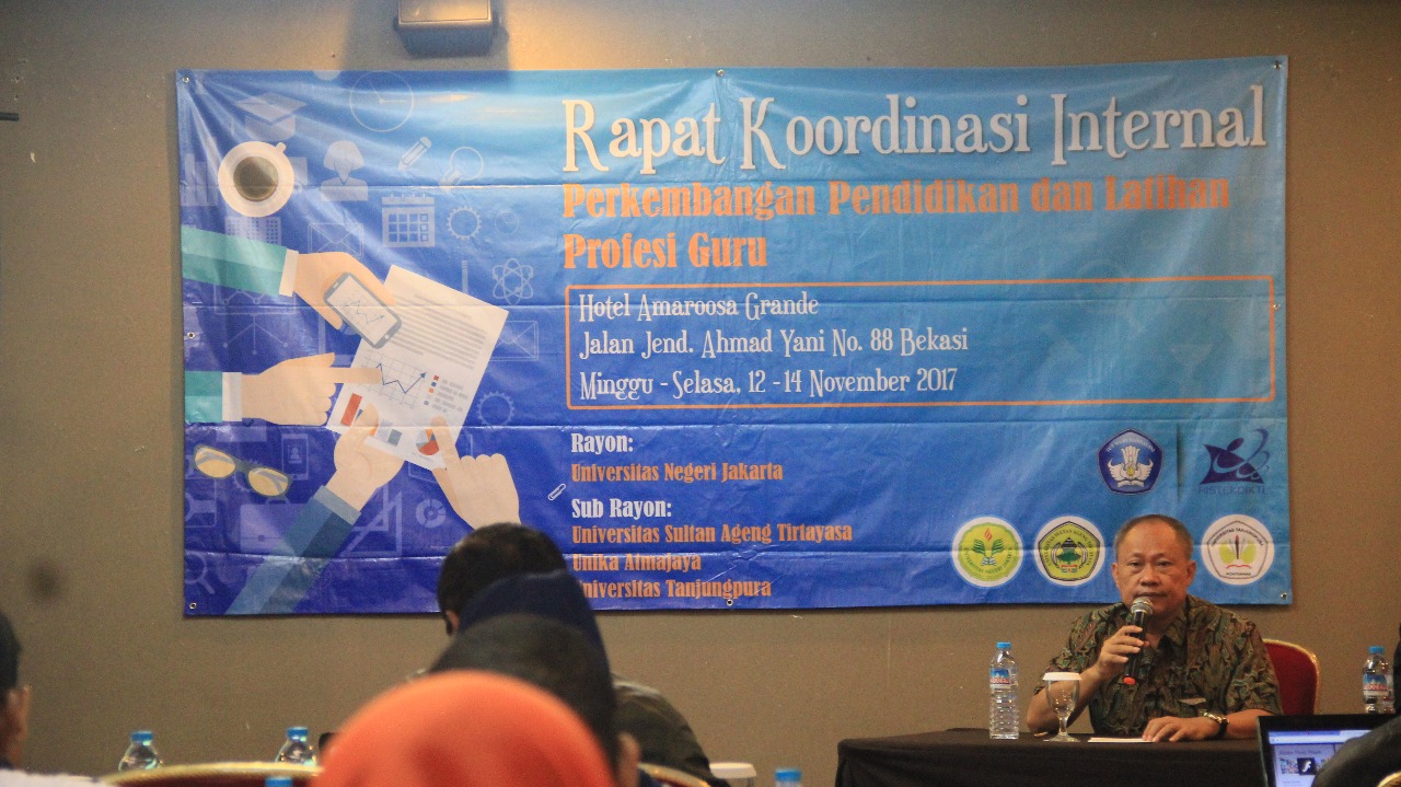 RAPAT KOORDINASI INTERNAL : PERKEMBANGAN PENDIDIKAN DAN LATIHAN PROFESI GURU (PLPG)