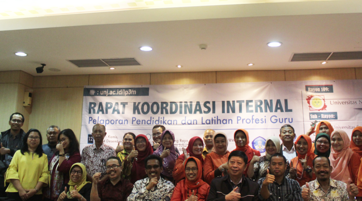 RAPAT KOORDINASI INTERNAL: PELAPORAN PENDIDIKAN DAN LATIHAN PROFESI GURU