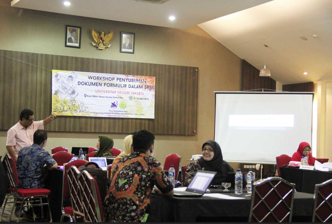 Workshop Penyusunan Dokumen Formulir dalam SPMI UNJ