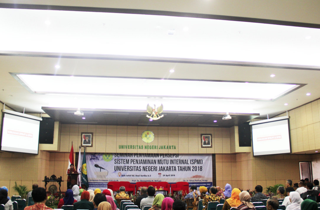 Seminar Penyamaan Persepsi Sistem Penjaminan Mutu Internal (SPMI) UNJ