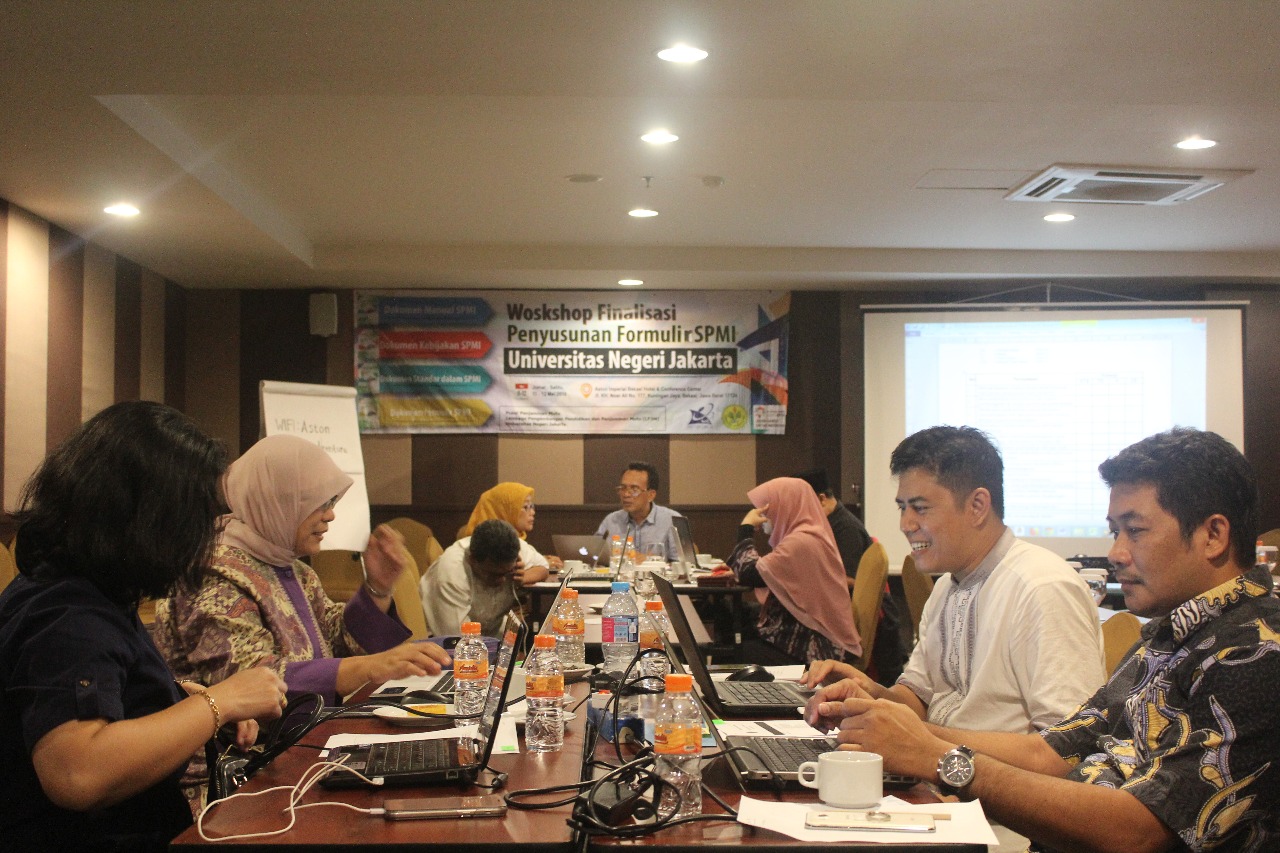 WORKSHOP FINALISASI PENYUSUNAN FORMULIR SPMI