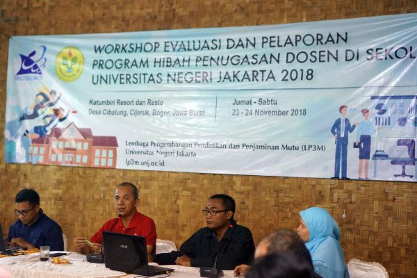 Workshop Evaluasi dan Pelaporan Program Hibah Penugasan Dosen di Sekolah